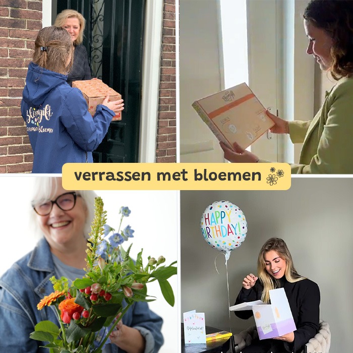 Bloemen ontvangst