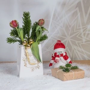 Brievenbus kersttak Oh Denneboom