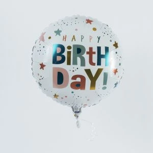 Happy Birthday Ballon (Ø35cm)