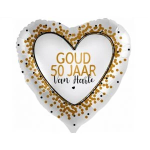 Ballon 50 Jaar Goud (Ø35cm)