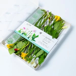 Brievenbus freesia's met geurkaarsjes