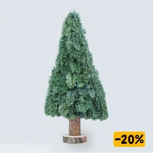 Plat kerstboompje op stam (50cm)