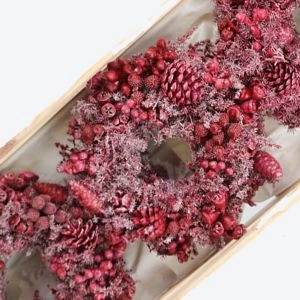 Kerstkrans Red Fruit | 23cm