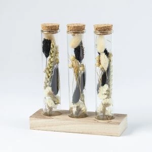 Message in a Bottle - Black & White droogbloemen