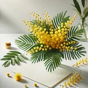 Mimosa takken 65cm lang