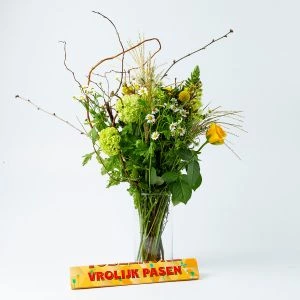 Paasboeket Medium met Toblerone chocoladereep M