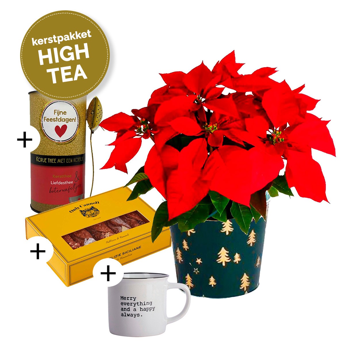 Kerstpakket met kerstster