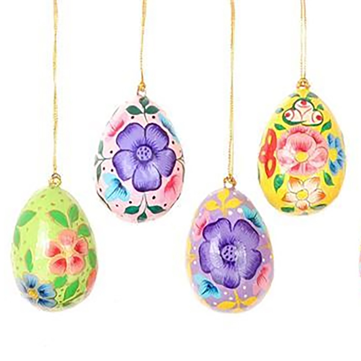 Zelfgeschilderde paaseieren