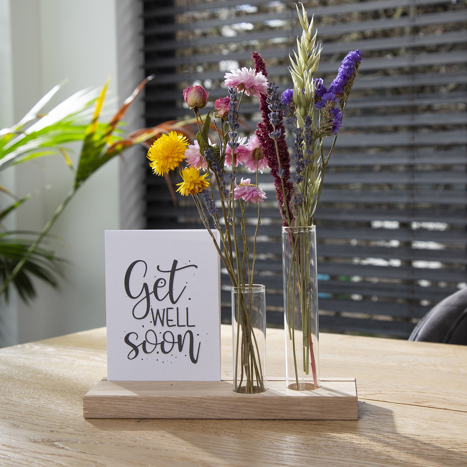 Brievenbus droogbloemen